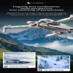 Hot-selling new M1 drone / HD real-time aerial photography / Remote control 4.5-inch / Screen-controlled quadcopter with obstacle avoidance - 图片 4