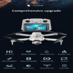 Hot-selling new M1 drone / HD real-time aerial photography / Remote control 4.5-inch / Screen-controlled quadcopter with obstacle avoidance - 图片 5
