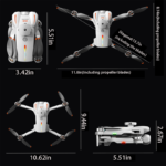 Hot-selling new M1 drone / HD real-time aerial photography / Remote control 4.5-inch / Screen-controlled quadcopter with obstacle avoidance - 图片 9