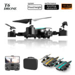 T6 Hot Item / Three-Sided Obstacle Avoidance Drone Remote Control Aircraft HD Aerial Photography Quadcopter - 图片 2