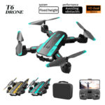 T6 Hot Item / Three-Sided Obstacle Avoidance Drone Remote Control Aircraft HD Aerial Photography Quadcopter - 图片 4