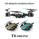 T6 Hot Item / Three-Sided Obstacle Avoidance Drone Remote Control Aircraft HD Aerial Photography Quadcopter - 图片 5