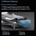 Yunjang K7 Drone/Aerial Photography GPS/Touchscreen Remote Control Aircraft/Digital Image Transmission/Laser Obstacle Avoidance - 图片 11