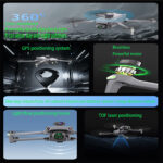 Yunjang K7 Drone/Aerial Photography GPS/Touchscreen Remote Control Aircraft/Digital Image Transmission/Laser Obstacle Avoidance - 图片 4